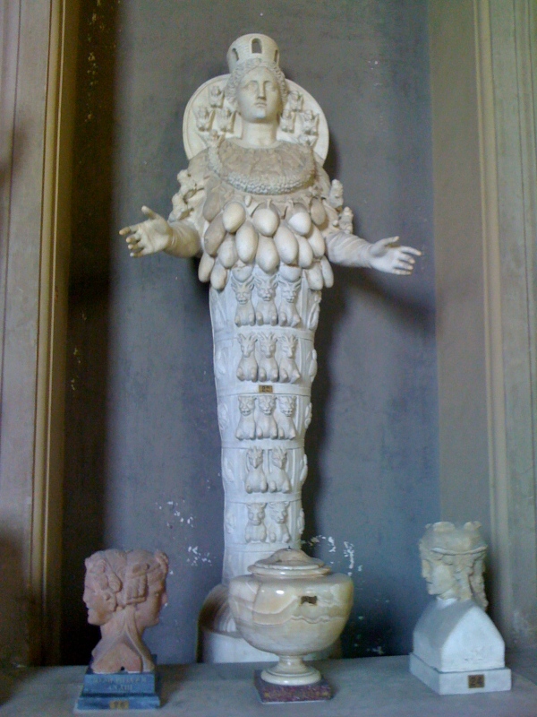 a famous statue - Artemis, the goddess of fertility